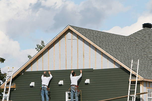 Professional Emergency Siding Repair technician working in Trafford, PA